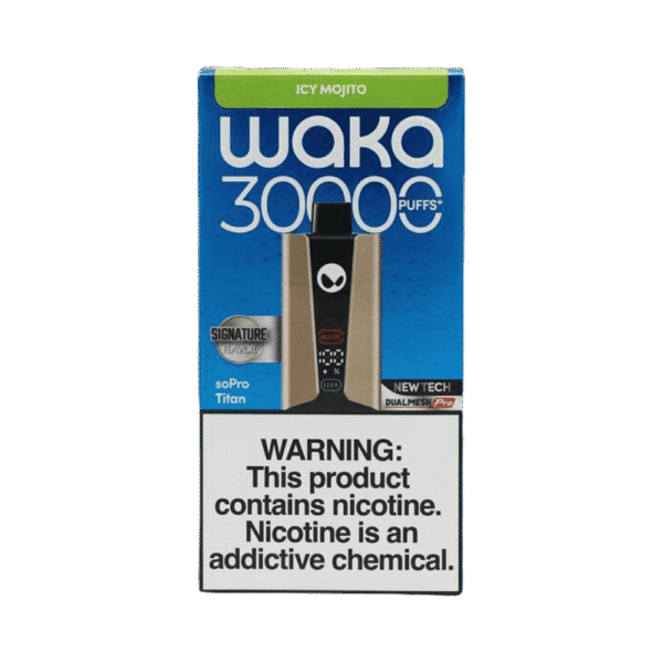 pod descartável waka - Pod Descartável Waka soPro Titan - 30.000 Puffs - Icy Mojito
