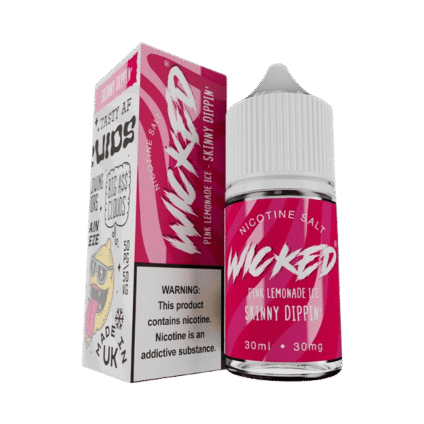 líquido wicked salt - Líquido Wicked Salt - Pink Lemonade Ice - Skinny Dippin