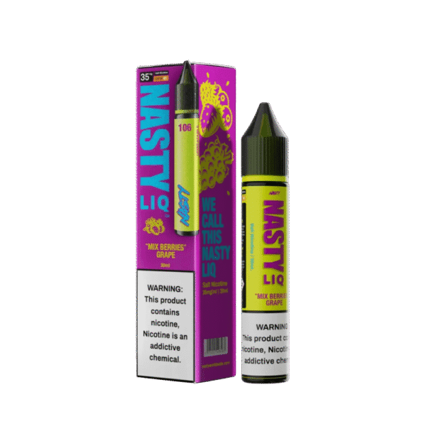 líquido nasty juice salt - Líquido Nasty Juice Salt - Mix Berries Grape